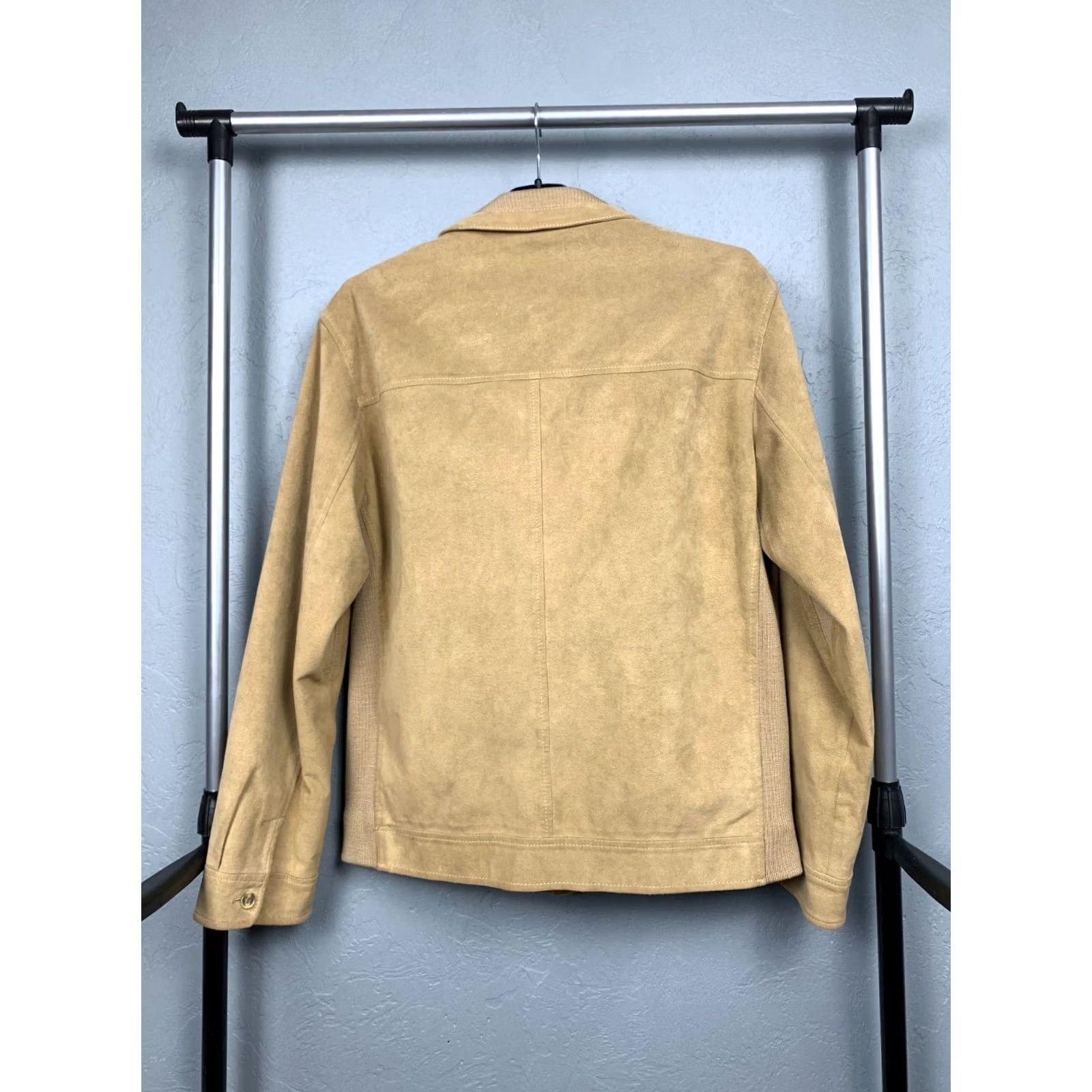 Vintage Strellson Alcantara Suede Leather Vintage Mens Jacket M Beige Leather Jacket Mens XS-XL Size US M / EU 48-50 / 2 - 6 Thumbnail
