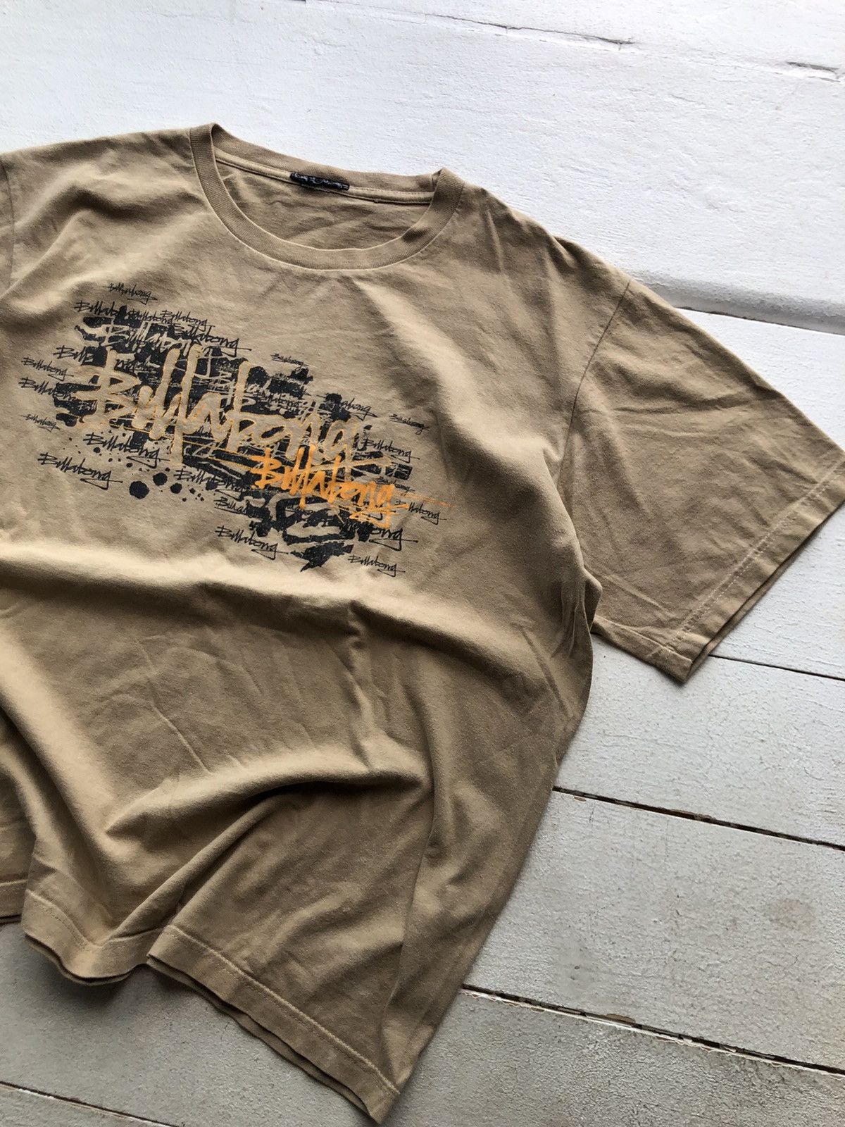 Billabong Vintage Billabong T Shirt Big Logo very rare Y2K Vintage 90s Size US L / EU 52-54 / 3 - 2 Thumbnail