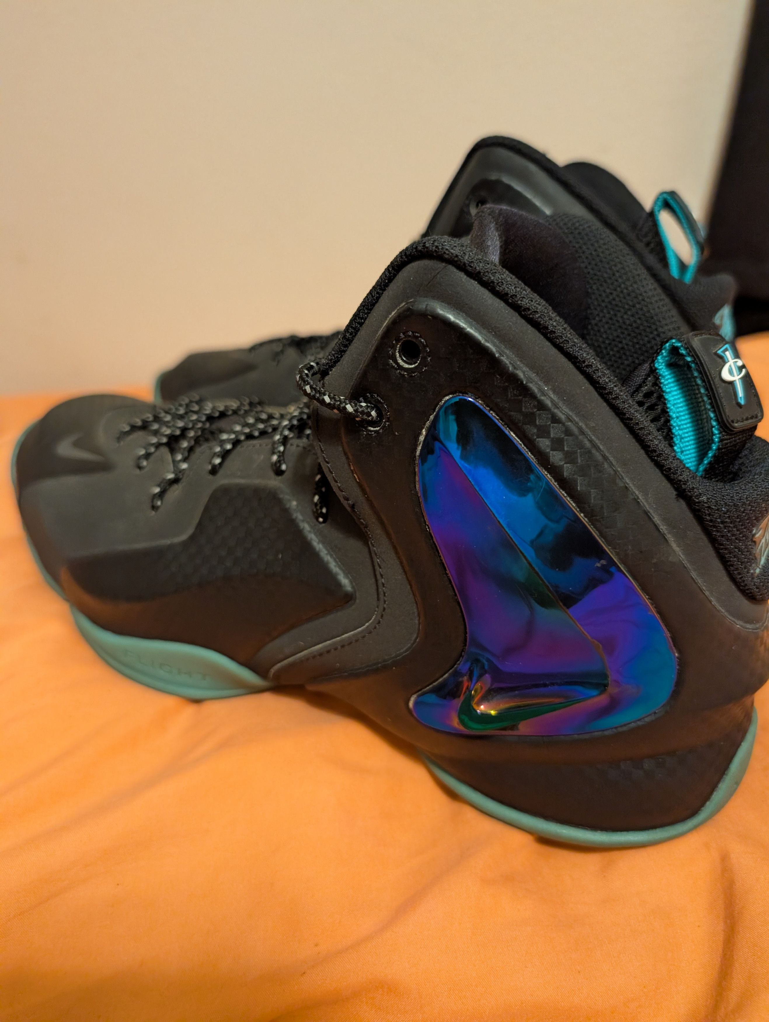 Nike Nike Lil Penny Posite " Hyper Jade " 2014 Size US 10.5 / EU 43-44 - 3 Thumbnail