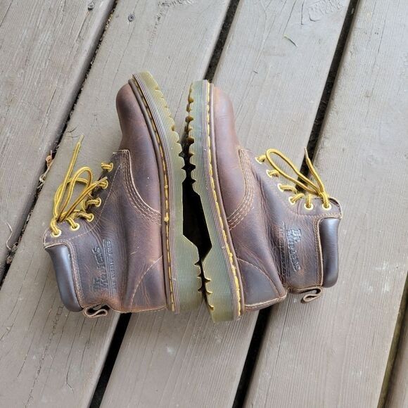 Dr Martens Vintage 90s MIE England Brown Leather Boots