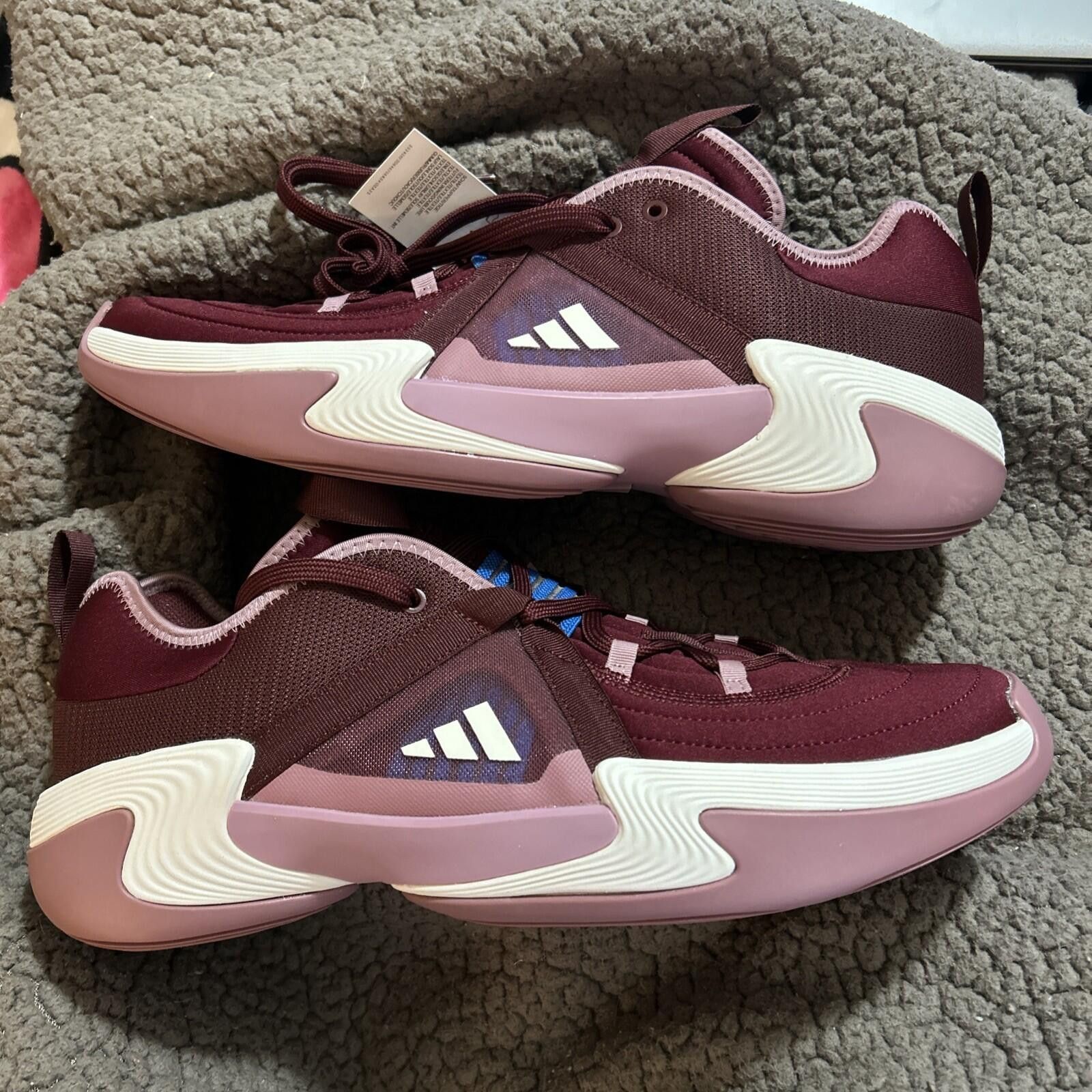 Adidas Adidas Women's Exhibit Select 2.0 Basketball Sz.12.5 Purple Size US 12 / IT 42 - 2 Thumbnail