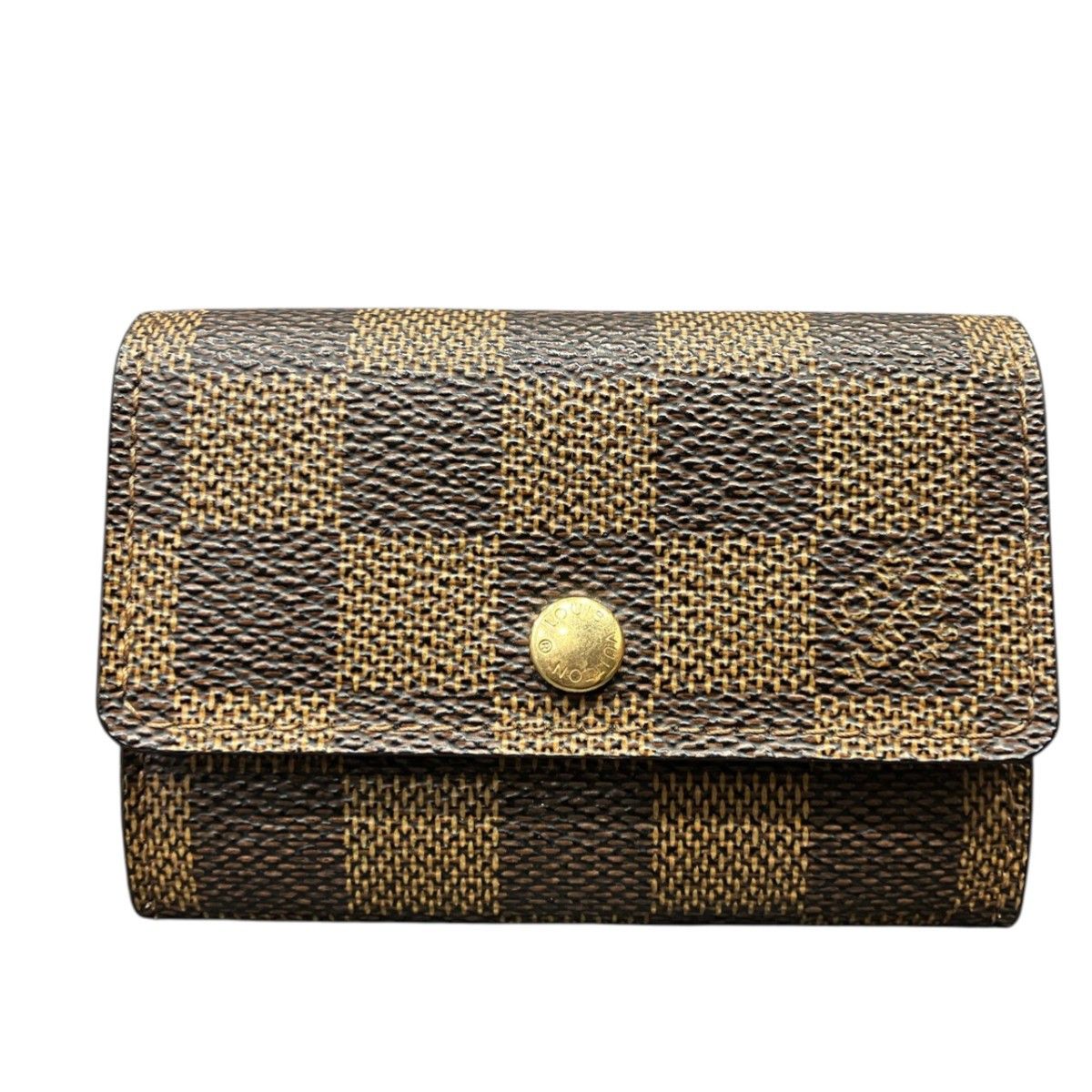 Louis Vuitton Louis Vuitton Louis Vuitton Damier Ebene Coin Case Textile Coin Case N61930 DUTY FREE for USA Size ONE SIZE - 1 Thumbnail