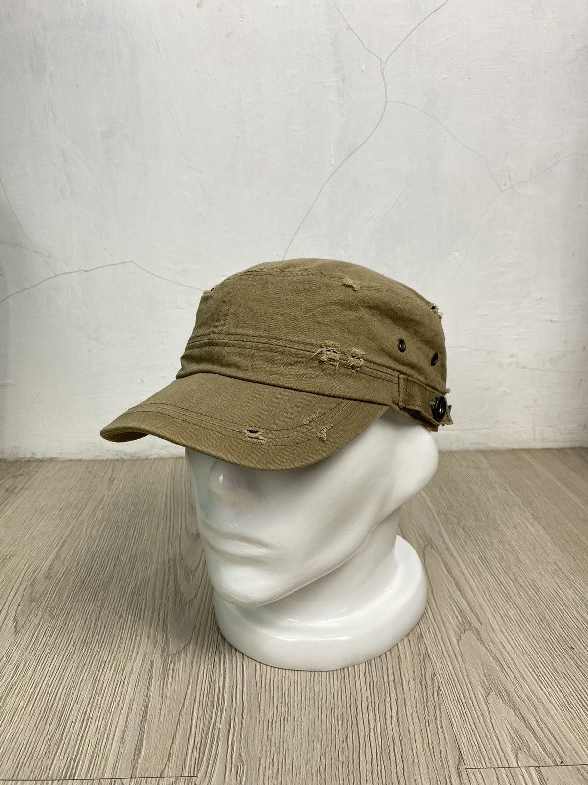 Hysteric Glamour × If Six Was Nine × Japanese Brand 2000s Distressed cadet patrol hat Size ONE SIZE - 2 Thumbnail