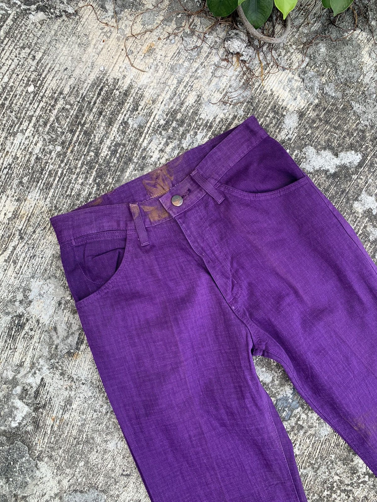 If Six Was Nine × Vintage × Wrangler Flare wrangler bootcut jeans western wear rare calour Size 28" / US 6 / IT 42 - 7 Thumbnail