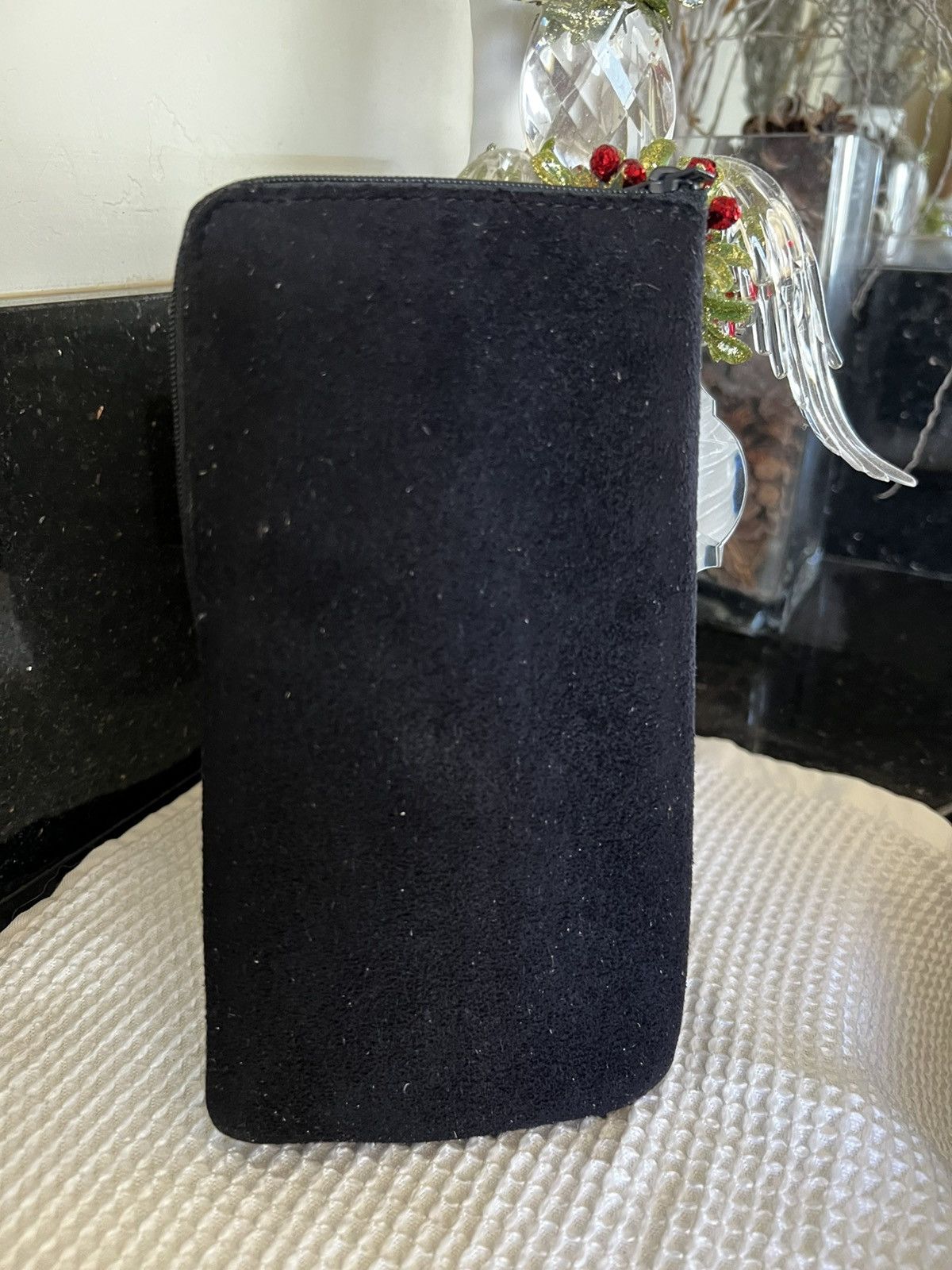 Other Celine Paris Black Suede Sunglass Zipper Pouch Case Size ONE SIZE - 2 Thumbnail