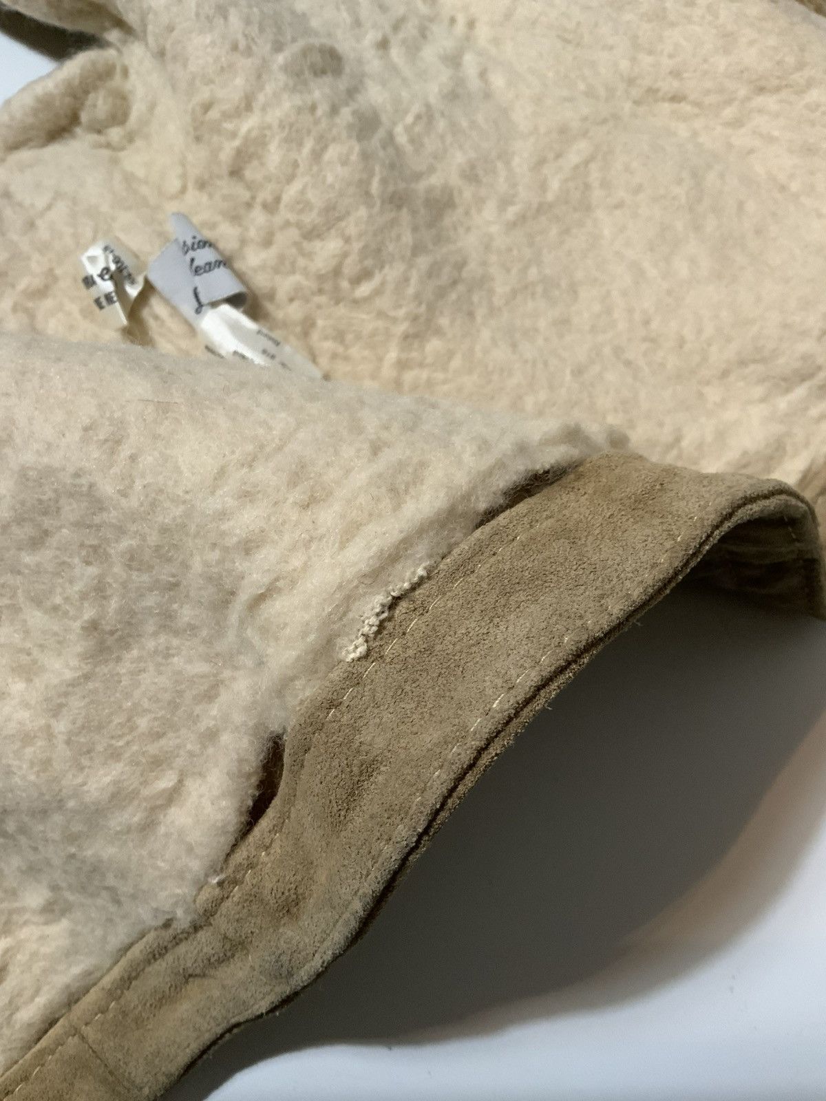 Vintage VTG 70s 80s Sears Leather Suede Sherpa Western Vest Jacket Size US M / EU 48-50 / 2 - 9 Thumbnail