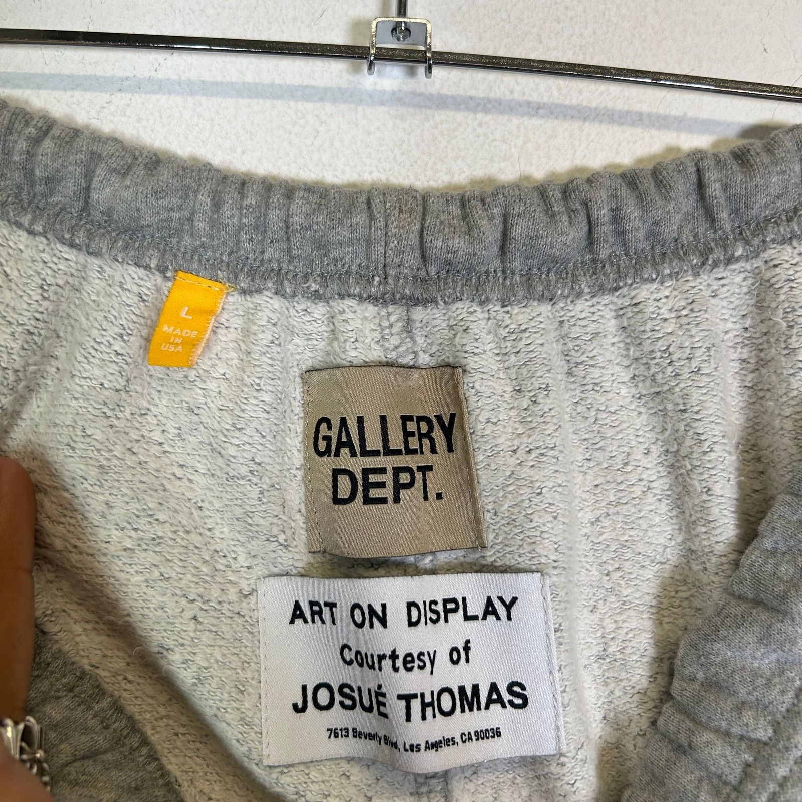 Gallery Dept. Gallery Dept Grey Paint Splatter Flare Sweatpants Size US 34 / EU 50 - 3 Thumbnail