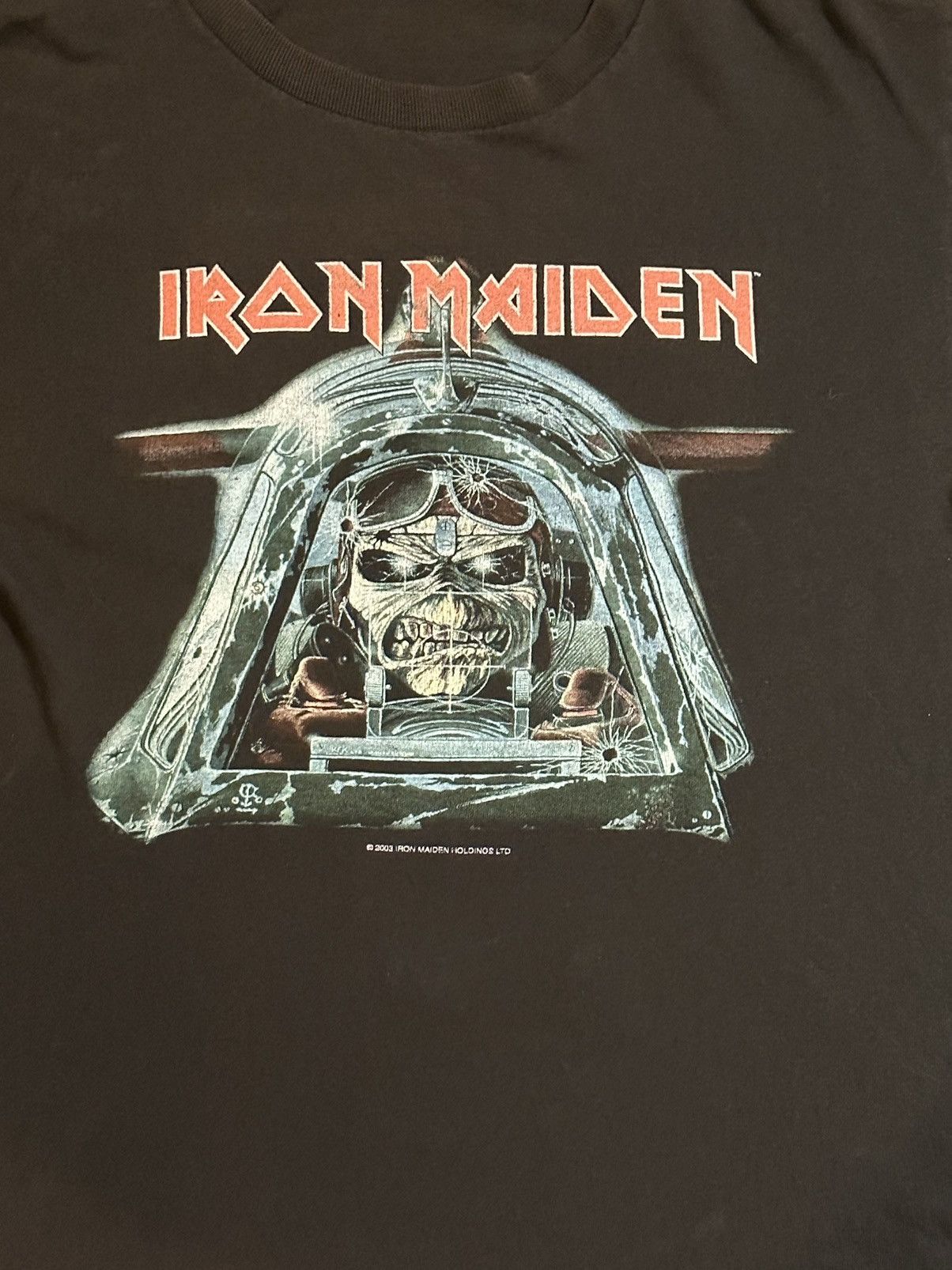 Band Tees × Vintage Vintage Iron Maiden Very Aces High Tour Tee Size US S / EU 44-46 / 1 - 5 Thumbnail