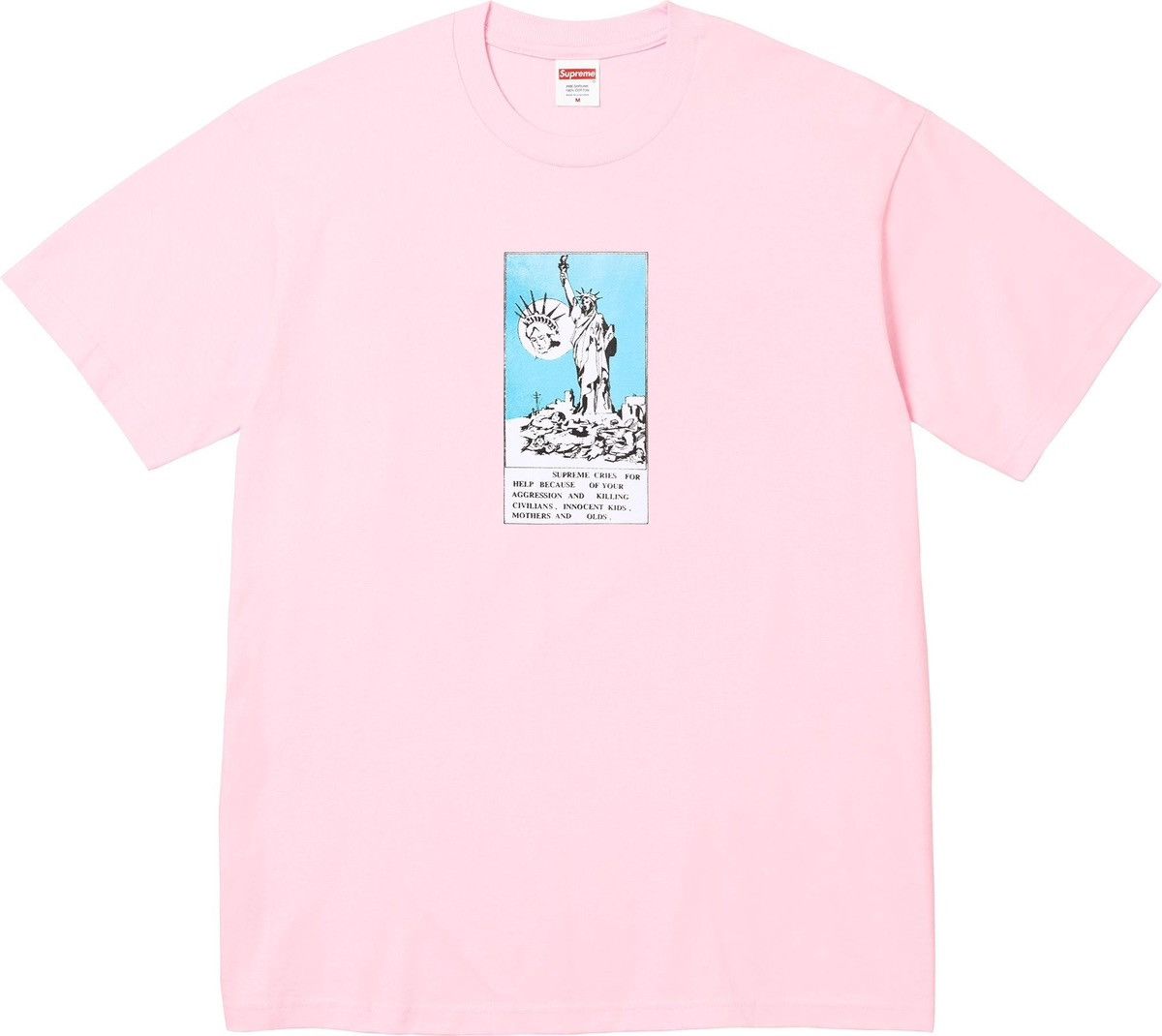Supreme Supreme Liberty Tee Size US XL / EU 56 / 4 - 1 Thumbnail