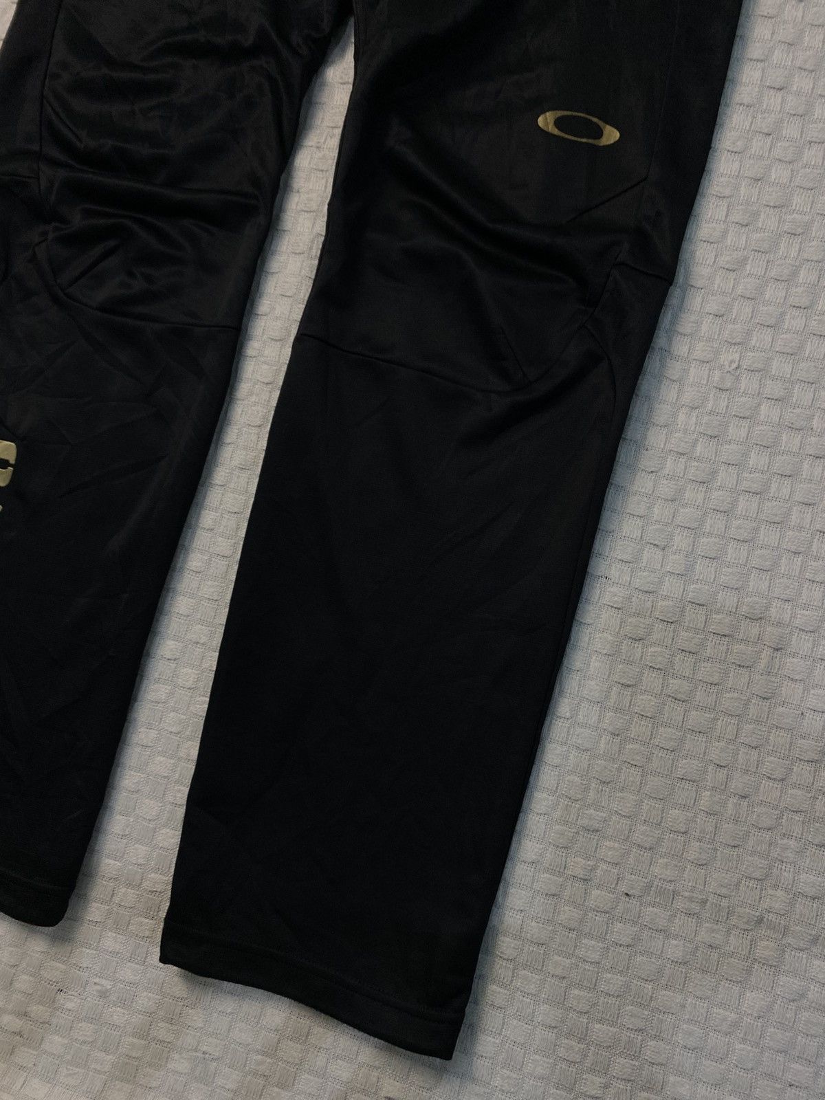 Bodega × Oakley 💥 VINTAGE OAKLEY 90S BLACK LONG TRACK PANTS Y2K Size US 28 / EU 44 - 6 Thumbnail
