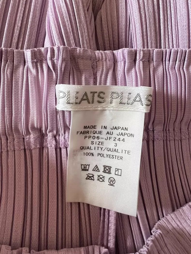 Issey Miyake Issey Miyake size:3 Pinkish-purple pleated trousers Size 31" - 4 Thumbnail