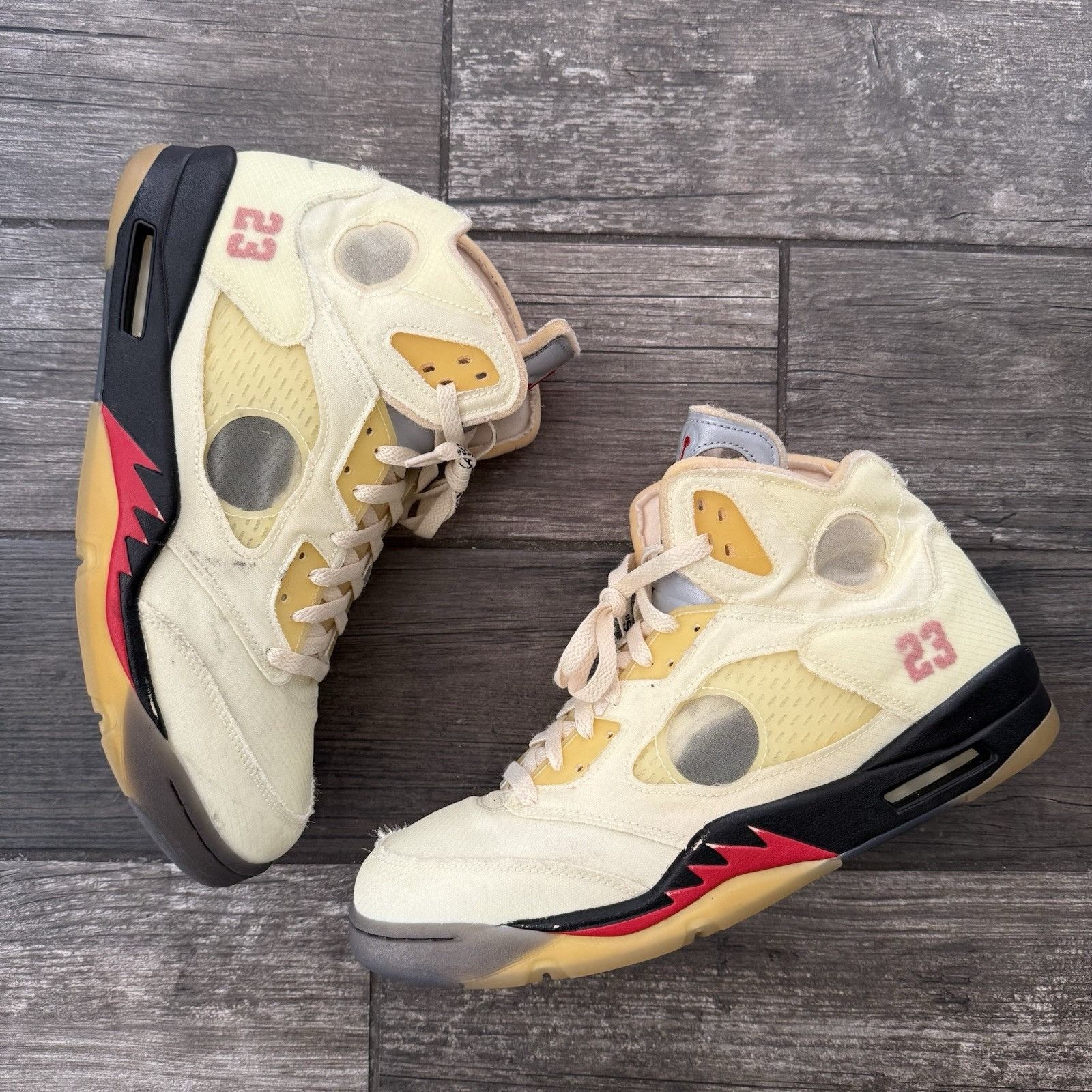 AIR JORDAN 5 AJ5 OFF WHITE SP SAIL DH8565-100 SZ 13 SNEAKERS