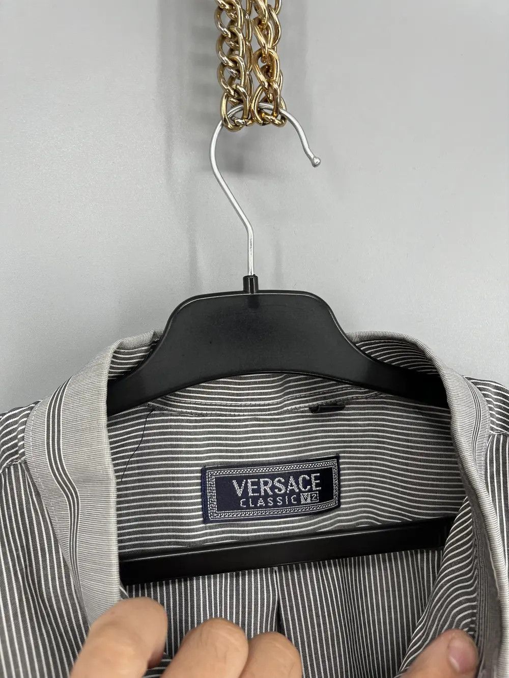 Versace Mens Vintage Versace Collection Shirts button up luxury Size US XL / EU 56 / 4 - 6 Thumbnail