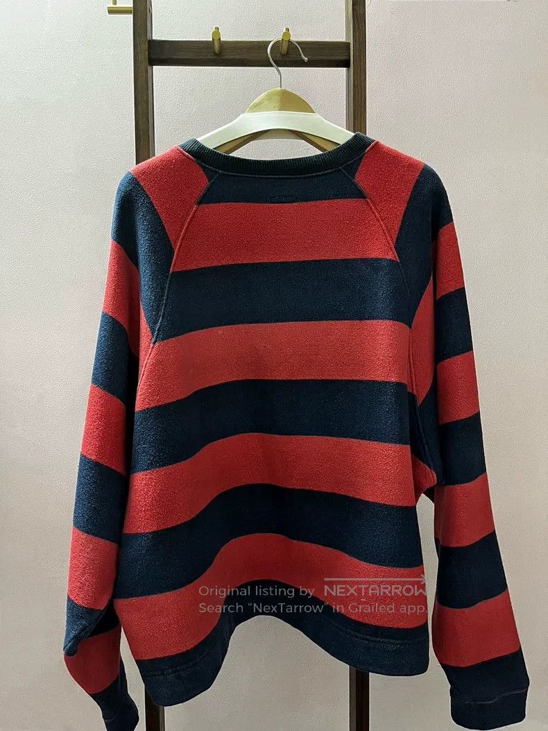 Kapital Kapital Plush striped old sweatshirt Size US L / EU 52-54 / 3 - 2 Thumbnail