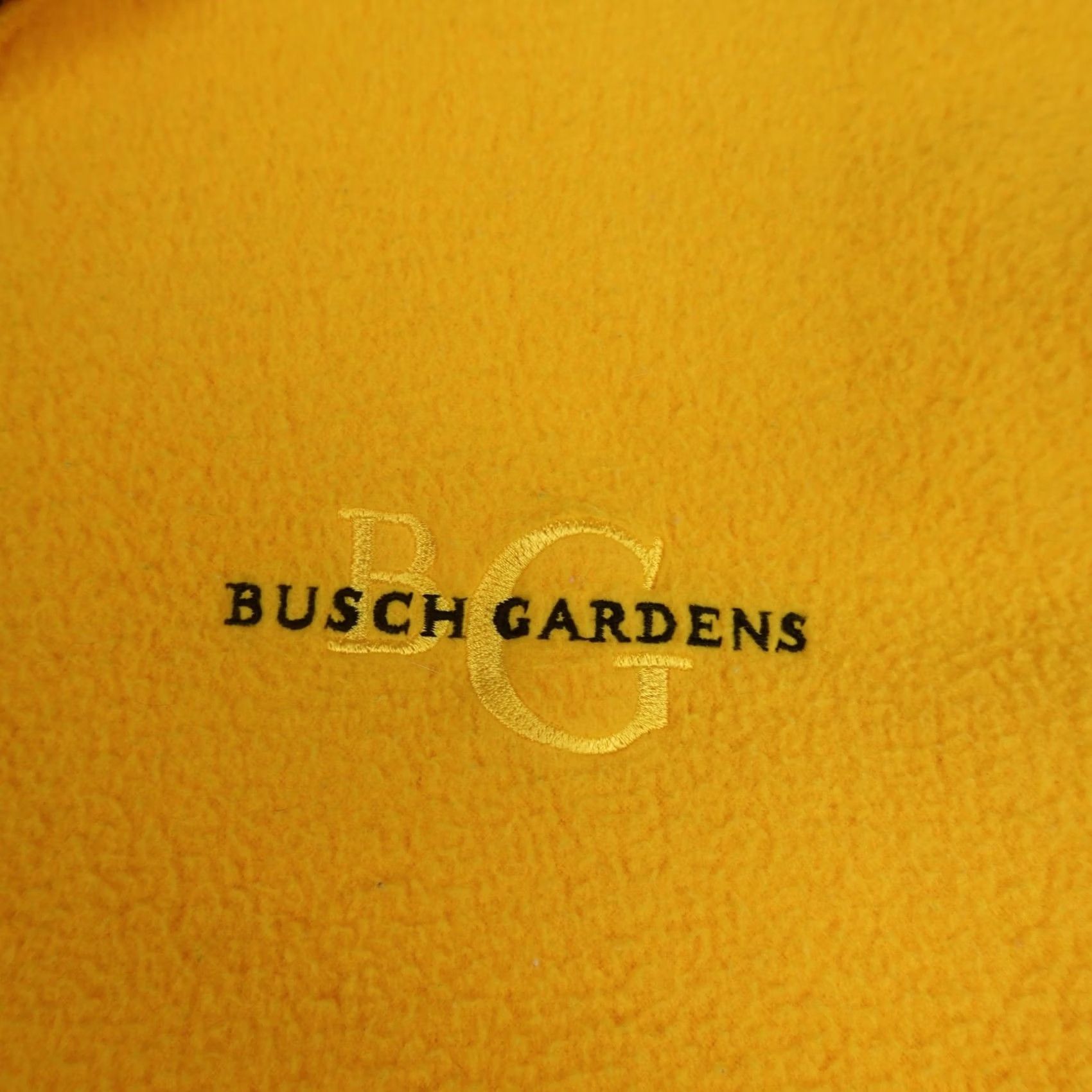 Vintage VINTAGE Busch Gardens Fleece Pullover Mens Medium Yellow Quarter Zip Made In USA Size US M / EU 48-50 / 2 - 7 Thumbnail