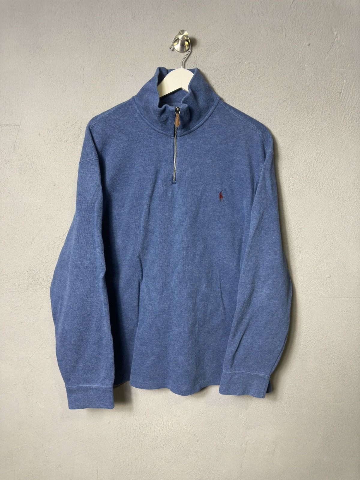 Polo Ralph Lauren × Ralph Lauren × Vintage Crazy Vintage 90's Polo Ralph Lauren 1/4 Zip Size US XXL / EU 58 / 5 - 1 Thumbnail