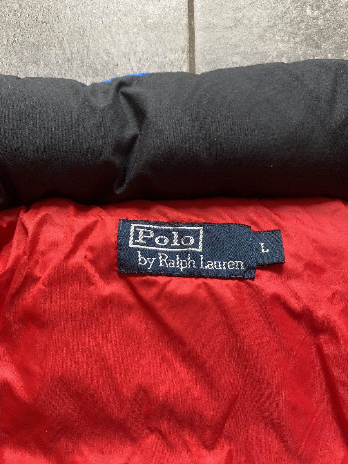 Polo Ralph Lauren × Ralph Lauren × Vintage Vintage Ralph Lauren Britain Puffer Jacket Chief Keef Style Size US L / EU 52-54 / 3 - 3 Thumbnail