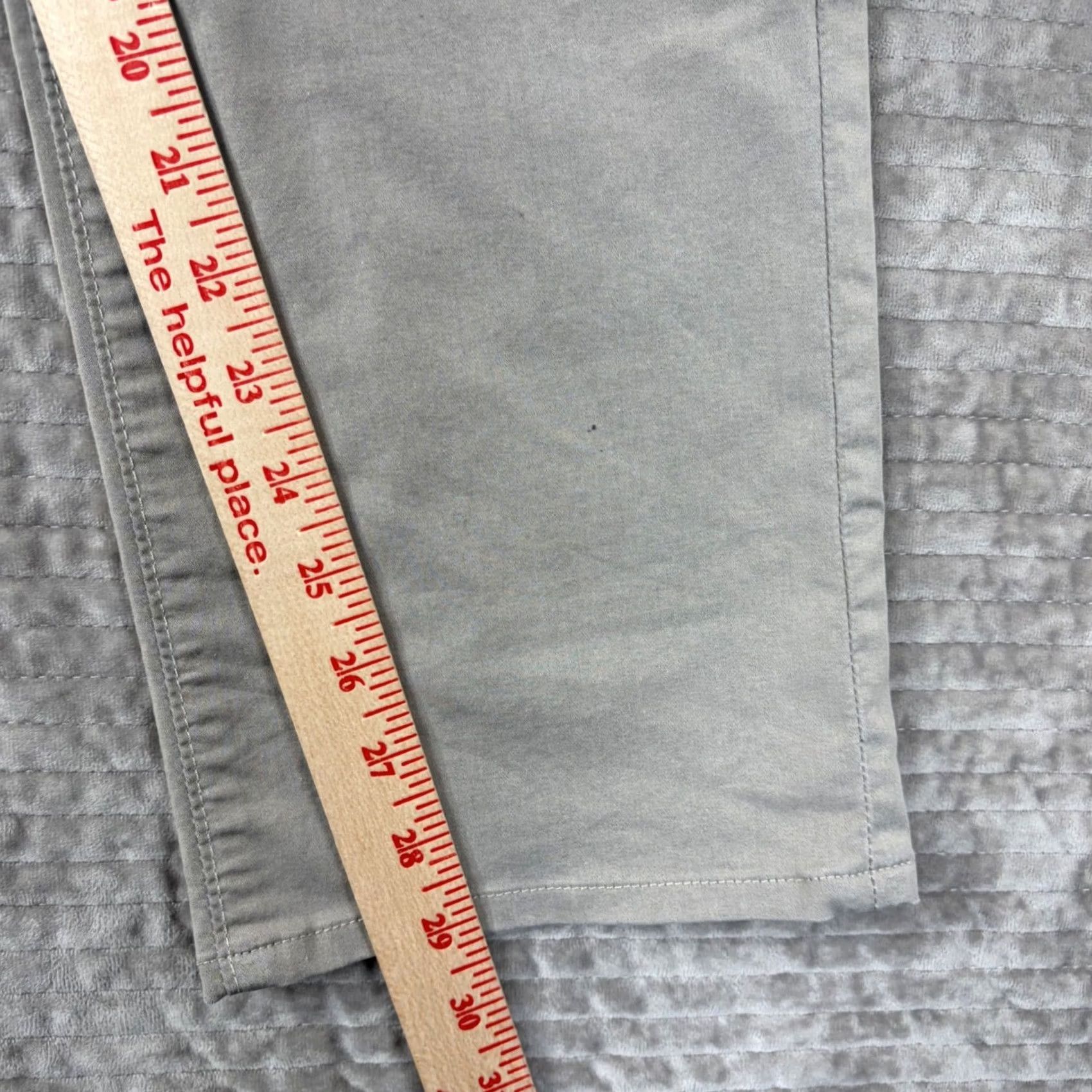 Vintage AG Adriano Goldschmied Pants Mens 32 Beige Everett Slim Straight Grey Khaki 32x32 1794CMPDYDT Size US 32 / EU 48 - 4 Thumbnail