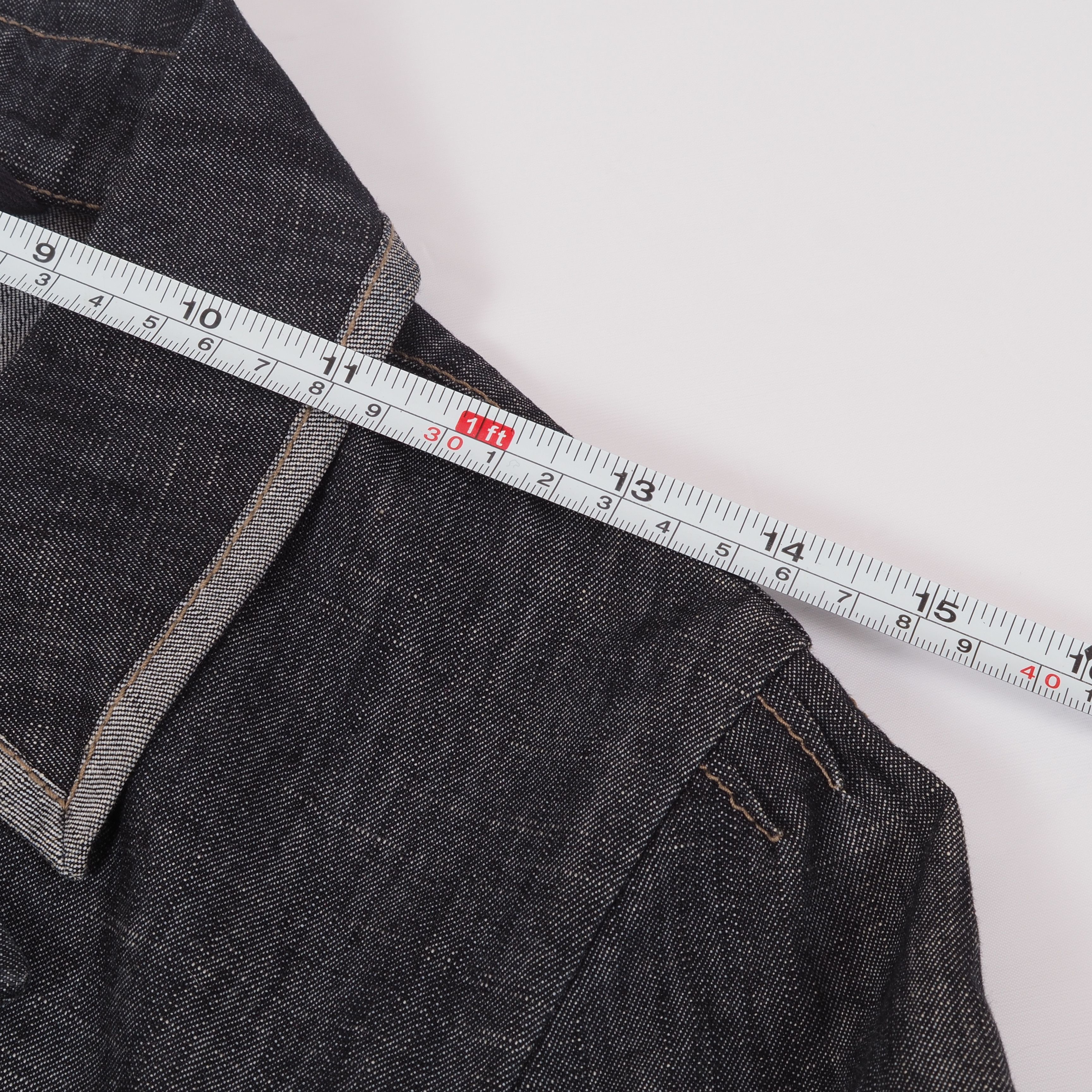 Marithe + Francois Girbaud Marithe Francois Girbaud Vintage Denim Blazer Jacket Size S / US 4 / IT 40 - 11 Thumbnail