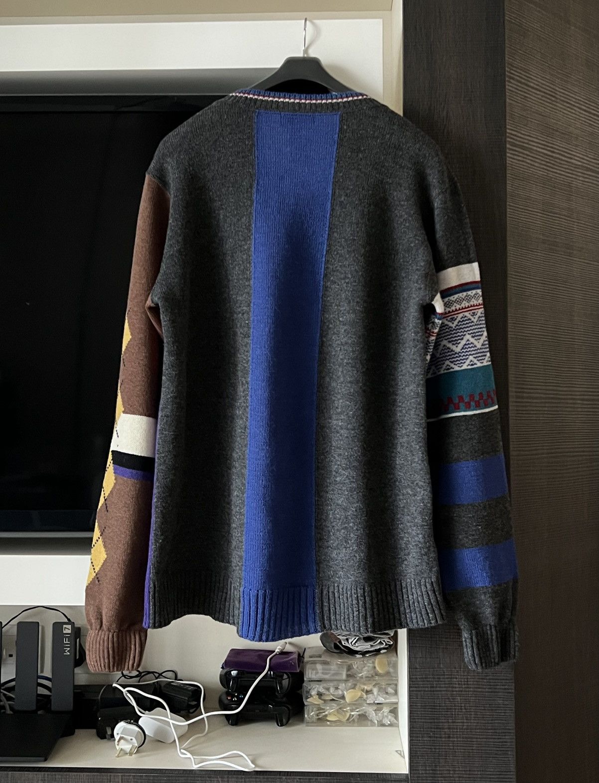 Yohji Yamamoto Yohji Yamamoto POUR HOMME AW07 ‘Cyborg009’ Graphic Knit Size US L / EU 52-54 / 3 - 2 Thumbnail