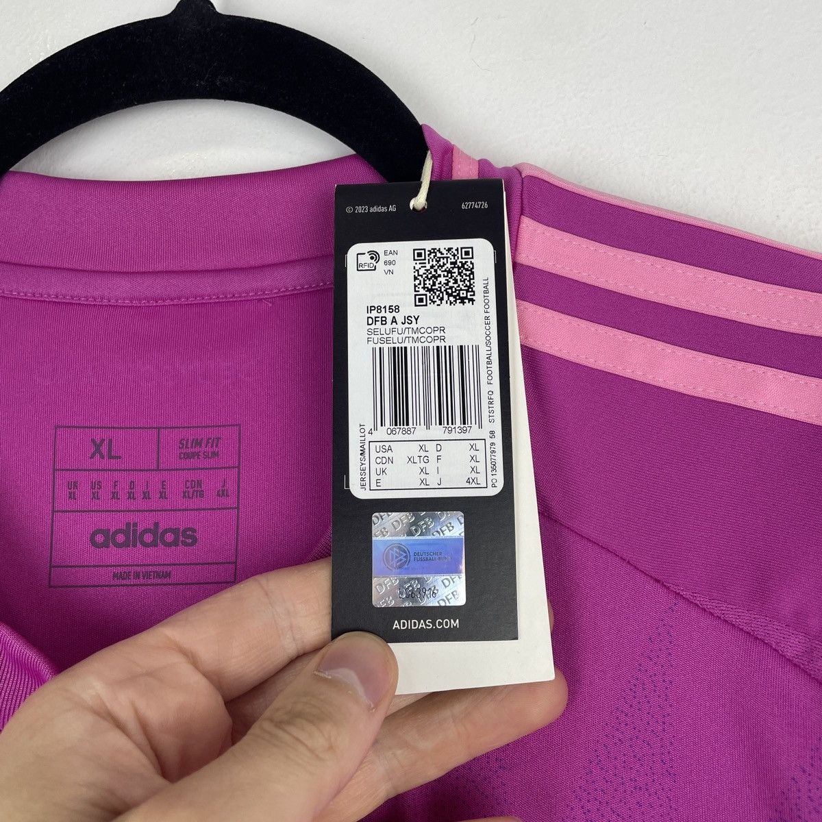 Adidas Germany Maximilian Beier Adidas Pink Jersey Euro 2024 sz XL Size US XL / EU 56 / 4 - 6 Thumbnail