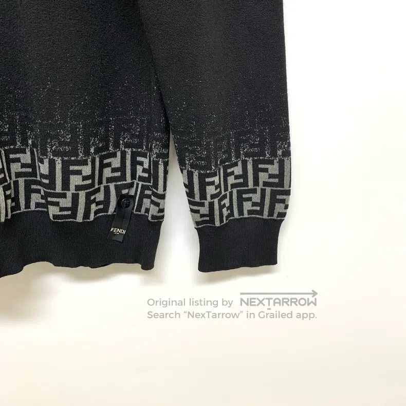 Fendi Fendi Graduated Dark Color Knitted Sweater Size US L / EU 52-54 / 3 - 8 Thumbnail