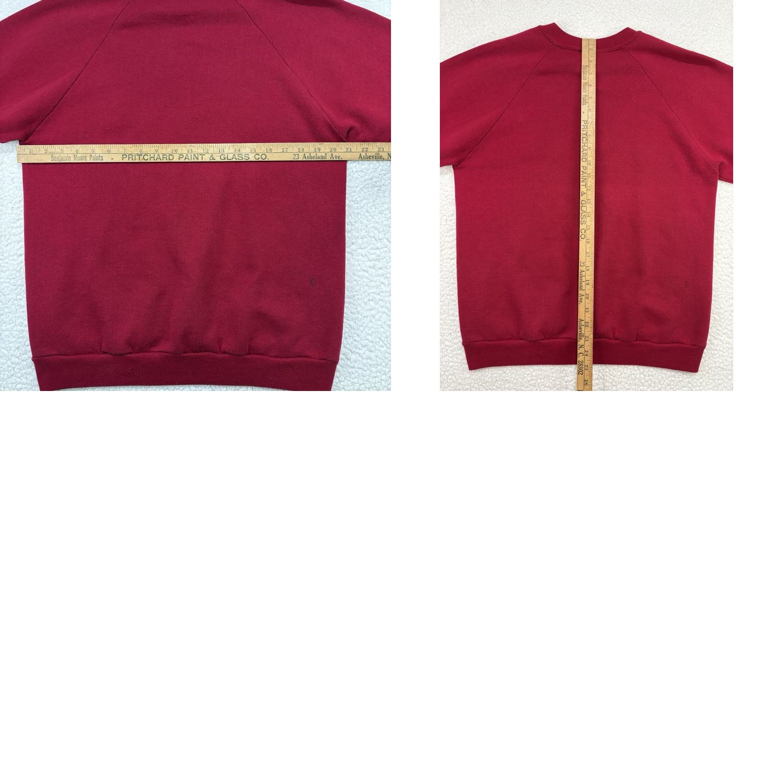 Jerzees VINTAGE Jerzees Sweatshirt Raglan Crew Neck 50/50 L Red Men 80s Grunge Arkansas Mountain Graphic Print US Size US L / EU 52-54 / 3 - 8 Thumbnail