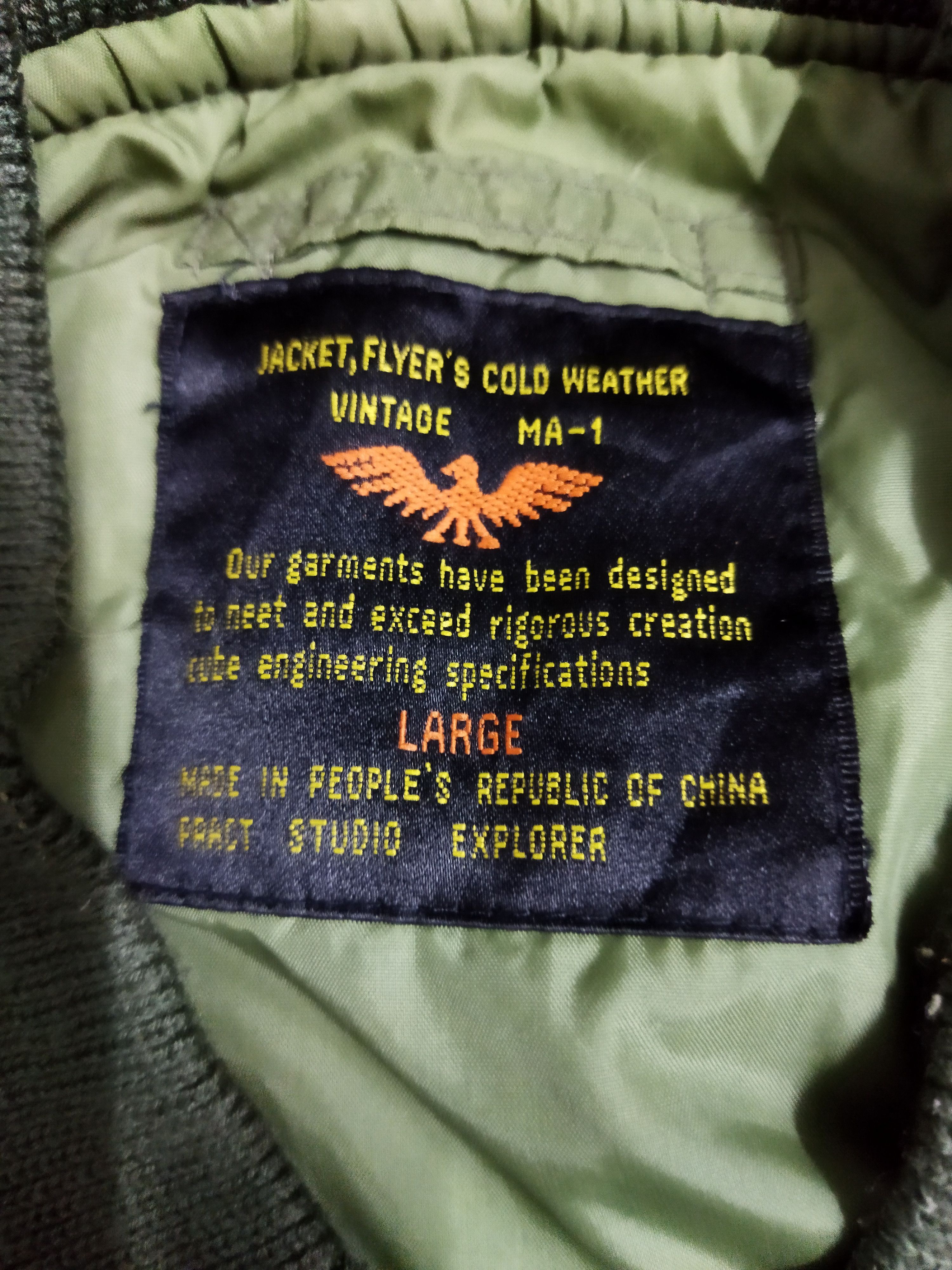 Vintage Vintage Flight Jacket MA 1 Size US L / EU 52-54 / 3 - 4 Thumbnail
