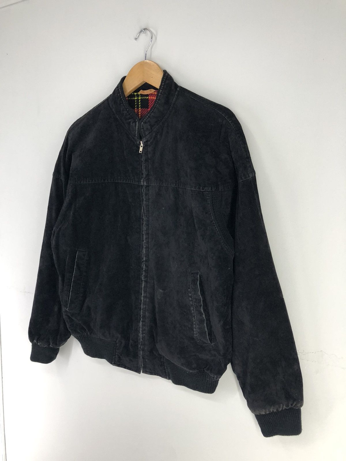 Vintage Vintage Velvet Black Bomber Jacket Size US L / EU 52-54 / 3 - 4 Thumbnail