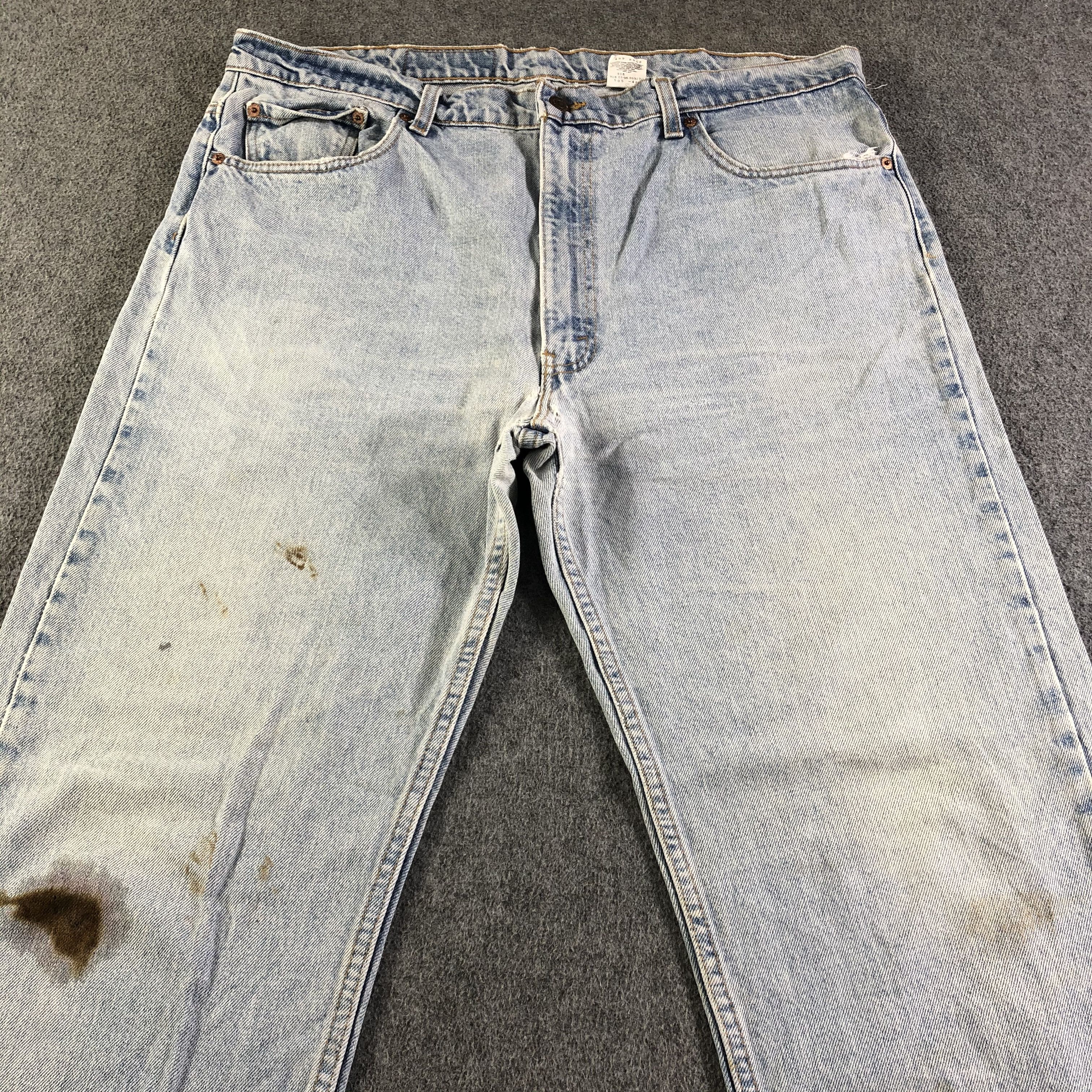 Levi's Vintage Light Wash Levis 505 Jeans-J4439 Size US 39 - 3 Thumbnail