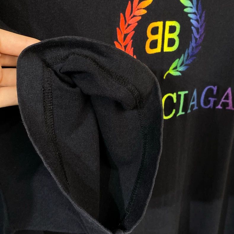 Balenciaga Balenciaga Rainbow Double B Wheatear Embroidered Letter log Size US S / EU 44-46 / 1 - 4 Thumbnail