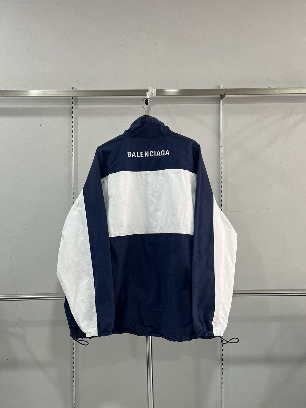 Balenciaga 🛎️Need gone🛎️ Balenciaga Blue White Zip-up Jacket Size US XL / EU 56 / 4 - 3 Thumbnail