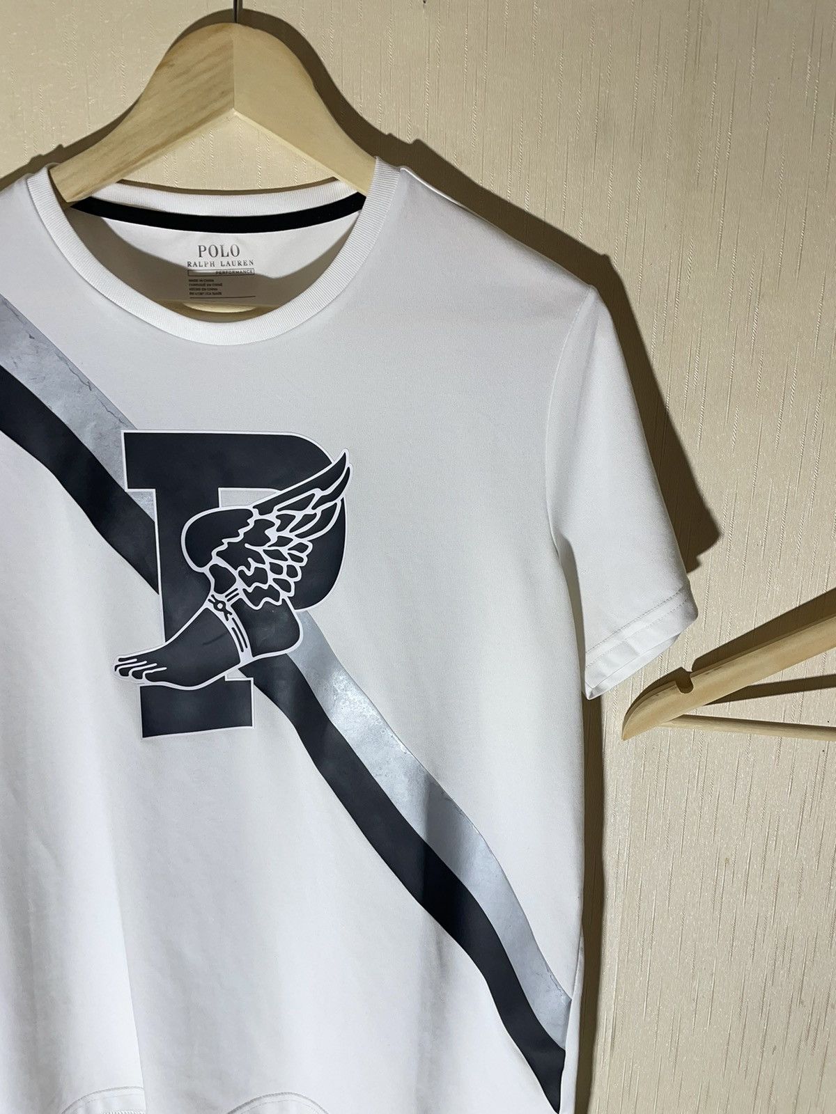 Polo Ralph Lauren Polo Ralph Lauren P Wings Rare streetwear T shirt Size US M / EU 48-50 / 2 - 2 Thumbnail