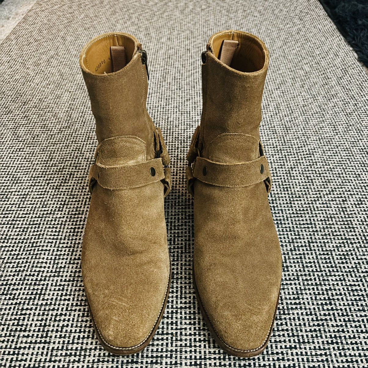 Saint Laurent Paris Saint Laurent Wyatt 40 suede leather Size US 9 / EU 42 - 1 Thumbnail