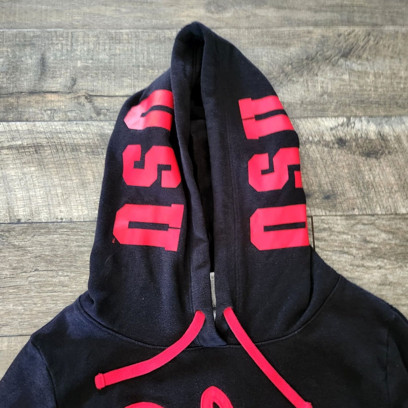 Victoria's Secret Victoria's Secret Pink Ohio State Buckeyes Hoodie Women's Small Script Logo Black Pullover Size S / US 4 / IT 40 - 4 Thumbnail