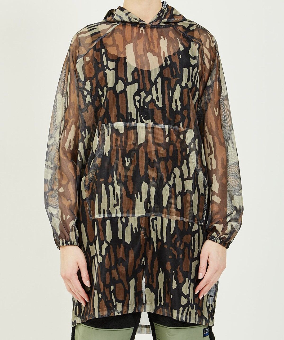 Stussy RARE🔥SS19 TREE BARK CAMO POLY-MESH 1/2 ZIP PULLOVER Size US XL / EU 56 / 4 - 4 Thumbnail