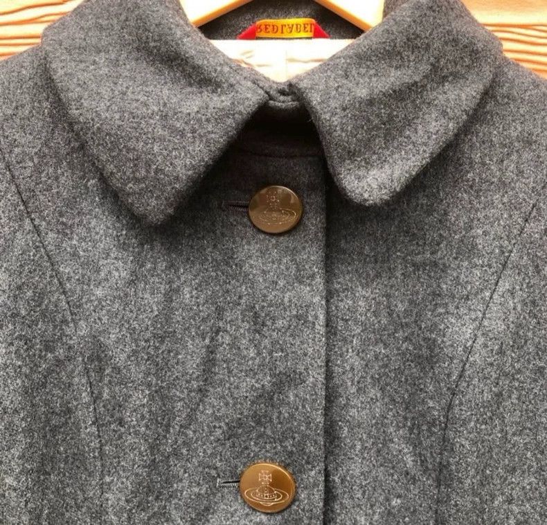 Vivienne Westwood Vivienne Westwood Gray old money silhouette coat Size M / US 6-8 / IT 42-44 - 4 Thumbnail