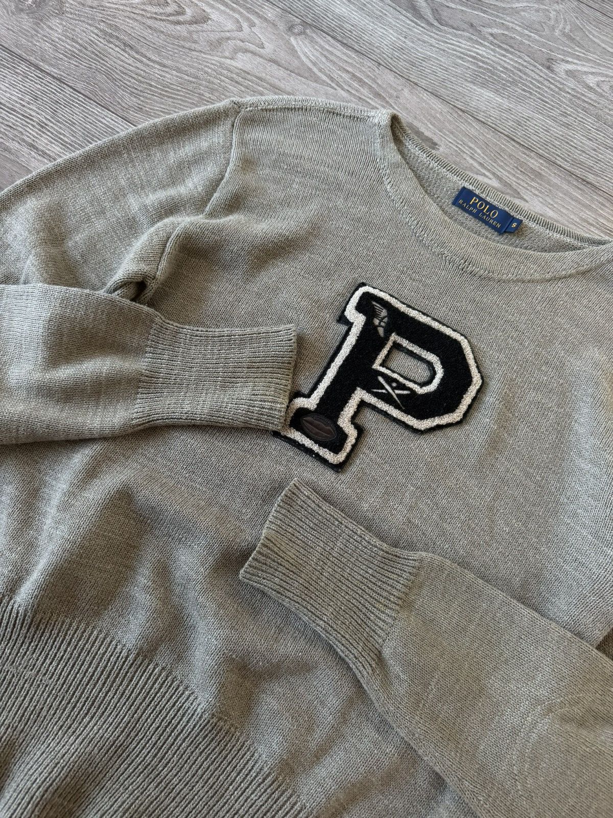 Polo Ralph Lauren Polo Ralph Lauren Grey Luxury Casual Knitted Sweater Size US S / EU 44-46 / 1 - 20 Thumbnail