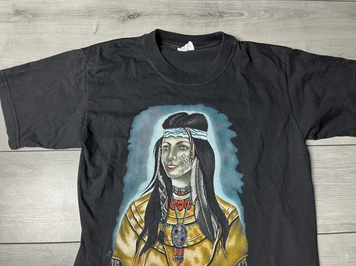 Band Tees Vintage T-shirt Zip-it indians womans size Large Size US L / EU 52-54 / 3 - 3 Thumbnail