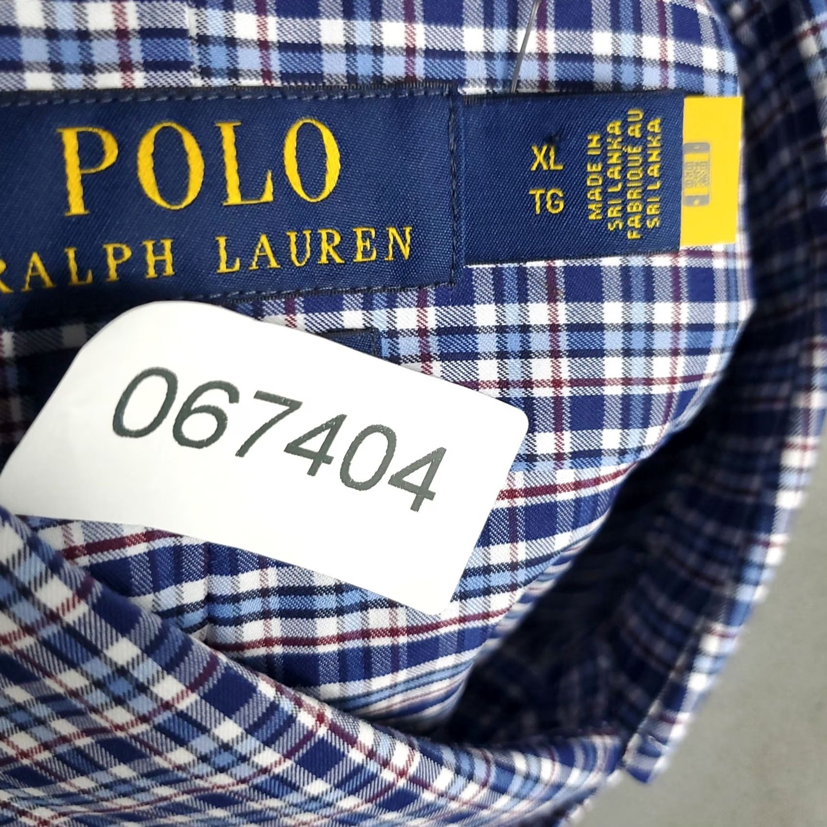 Ralph Lauren Ralph Lauren Shirt Mens XL Blue Plaid Nylon Button-Up Long Sleeve Polo Pony Logo Button-Down Casual Formal Workwear Vintage: No Size US XL / EU 56 / 4 - 7 Thumbnail