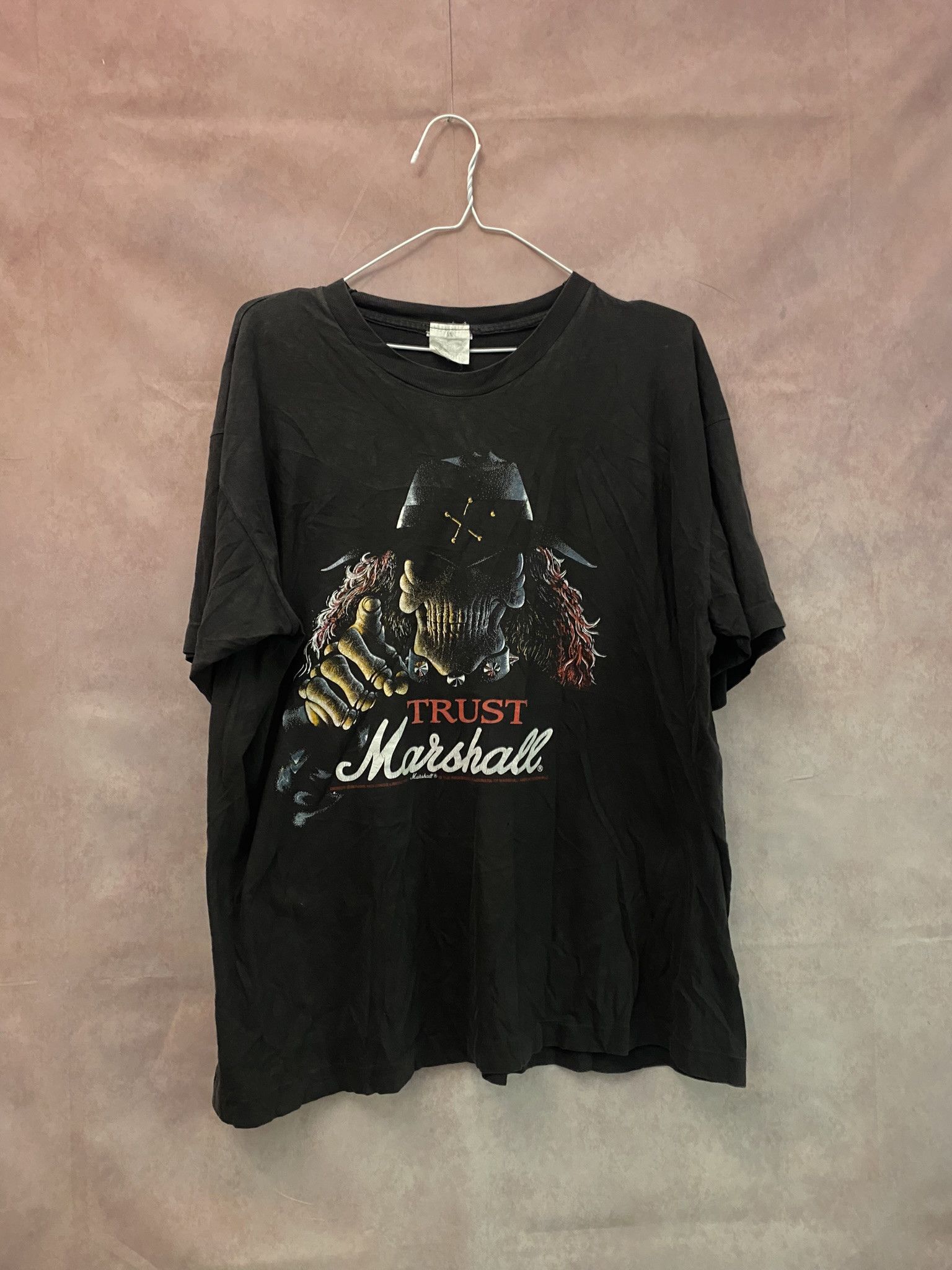 Band Tees × Vintage Marshall Amplification 90s Vintage MusicTaille T-Shirt Size US XL / EU 56 / 4 - 2 Thumbnail