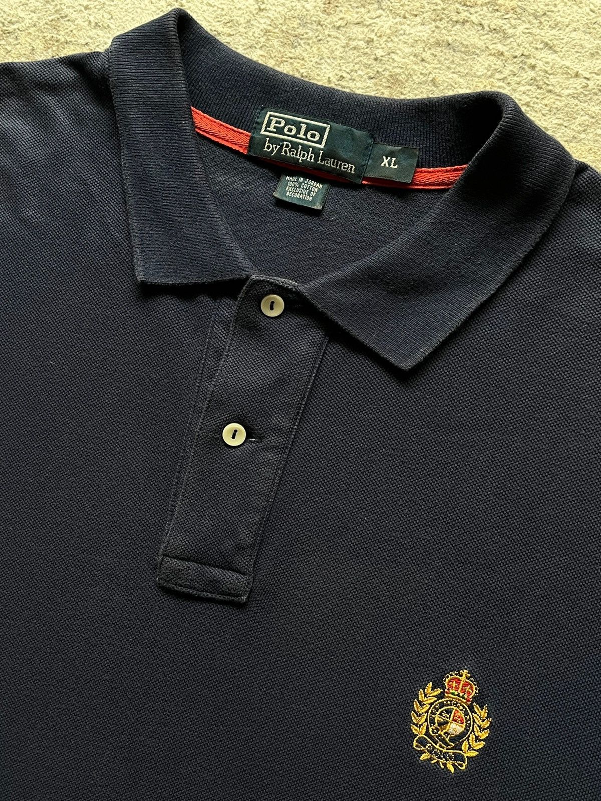 Ralph Lauren Polo Ralph Lauren Sz XL Crest Polo Shirt Navy Size US XL / EU 56 / 4 - 12 Thumbnail
