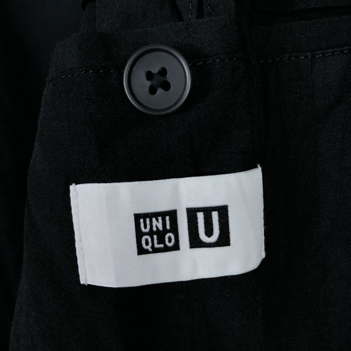 Japanese Brand 🔥RICH BLACK ICONIC LONG JACKET UNIQLO UNDERCOVER Size US XL / EU 56 / 4 - 20 Thumbnail