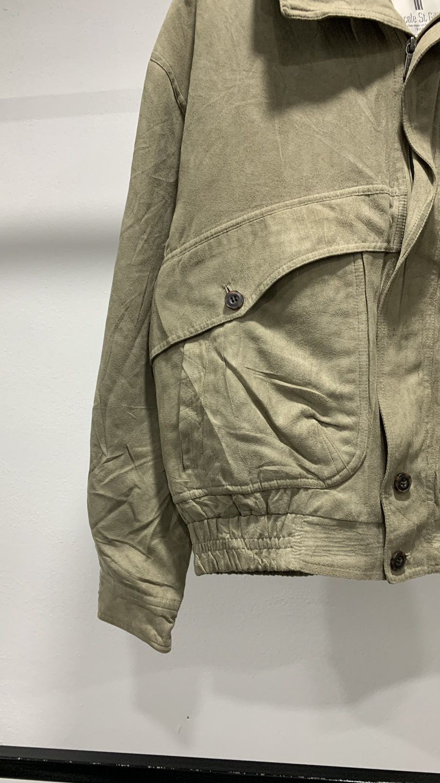 Vintage 🔥Vtg Nicole St Gilles Paris Suede Jacket Size US L / EU 52-54 / 3 - 3 Thumbnail