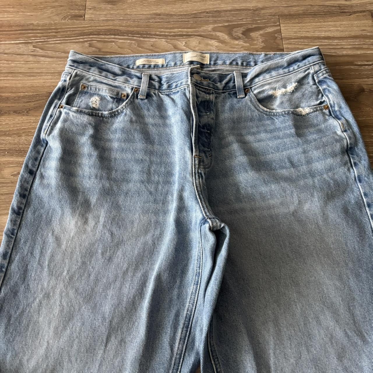 Japanese Brand Crazy Vintage Y2K/2000s Baggy Light Wash Skater Style Denim Jeans! 38x33 Size US 38 / EU 54 - 5 Thumbnail