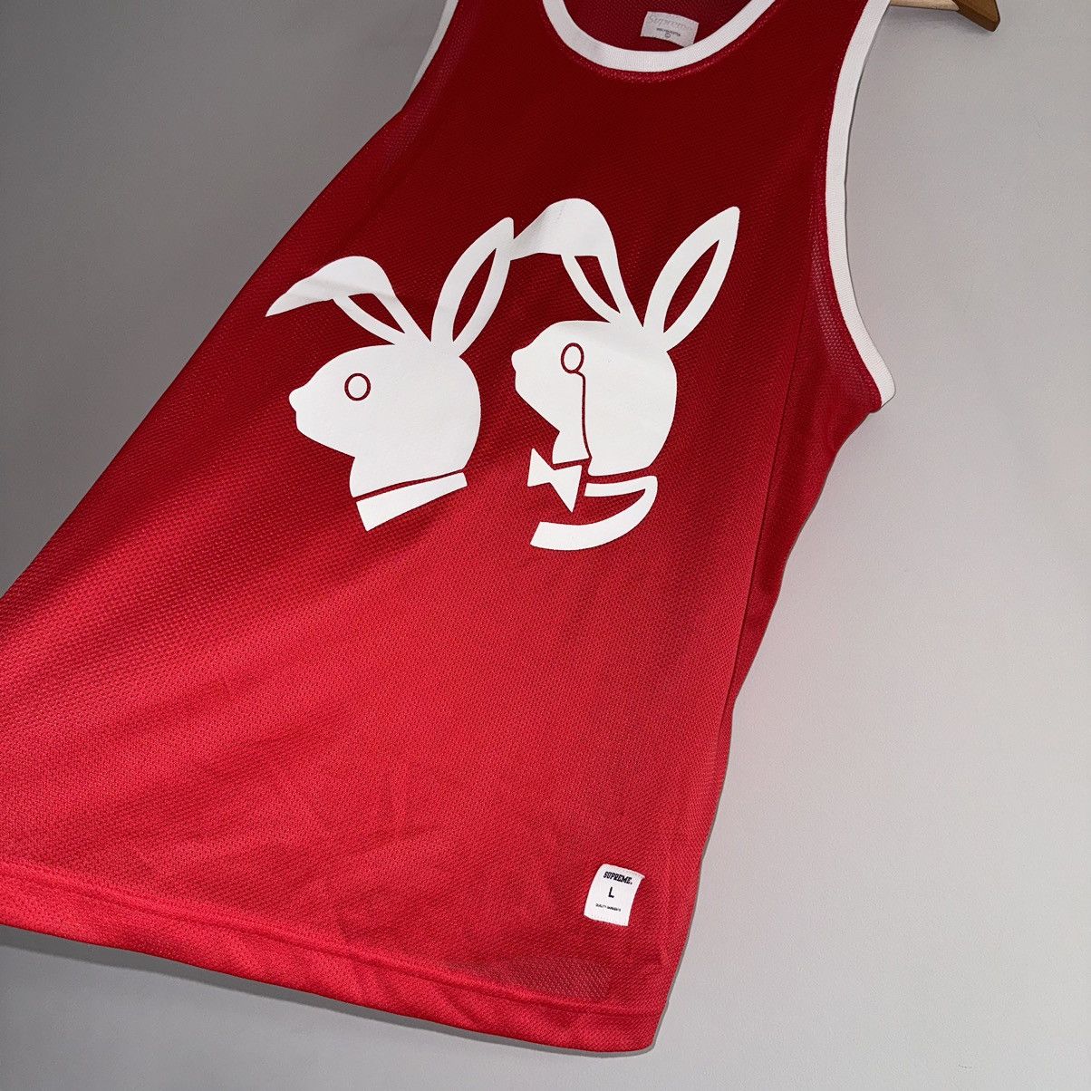 Supreme Supreme Appletown Mesh Tank Top Jersey Playboy Size US L / EU 52-54 / 3 - 8 Thumbnail
