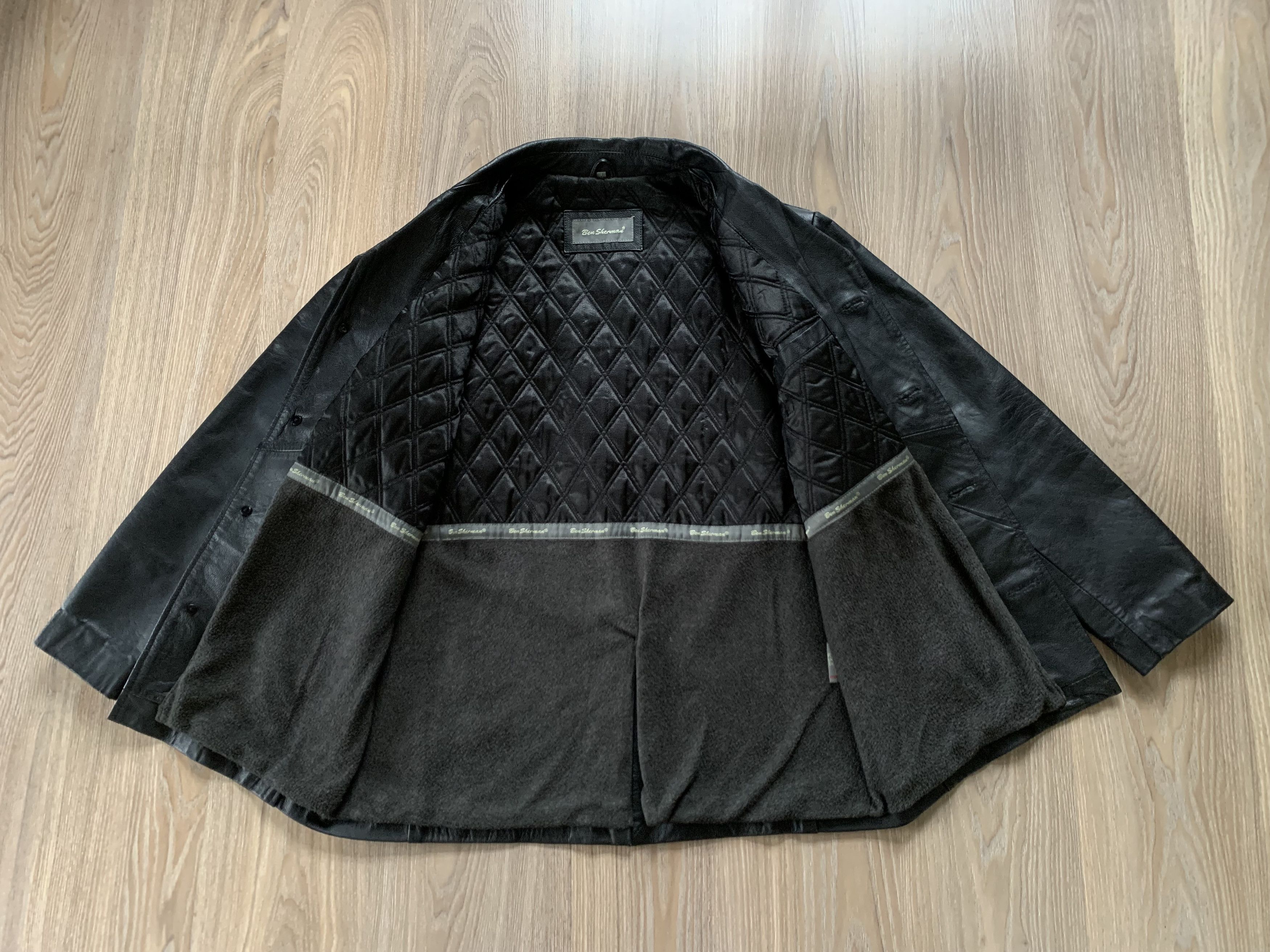 Ben Sherman × Vintage Ben Sherman Mens Vintage Leather Jacket Size US M / EU 48-50 / 2 - 4 Thumbnail