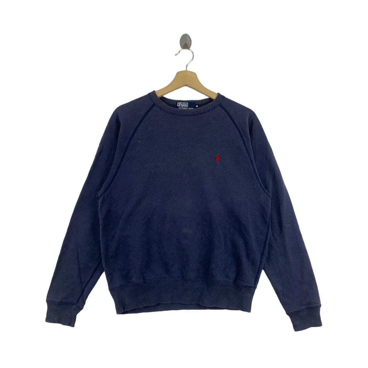 Vtg 90’ POLO RALPH LAUREN Small Pony Distress Sweatshirt