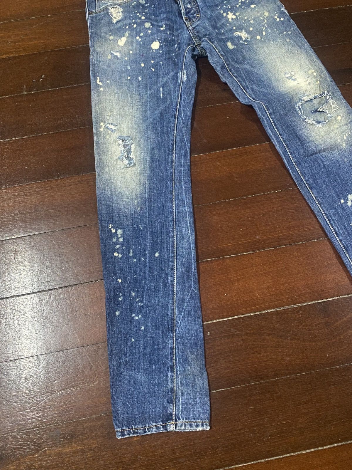 Dsquared2 Rare DSquared2 Jeans distressed splatted Size US 34 / EU 50 - 3 Thumbnail