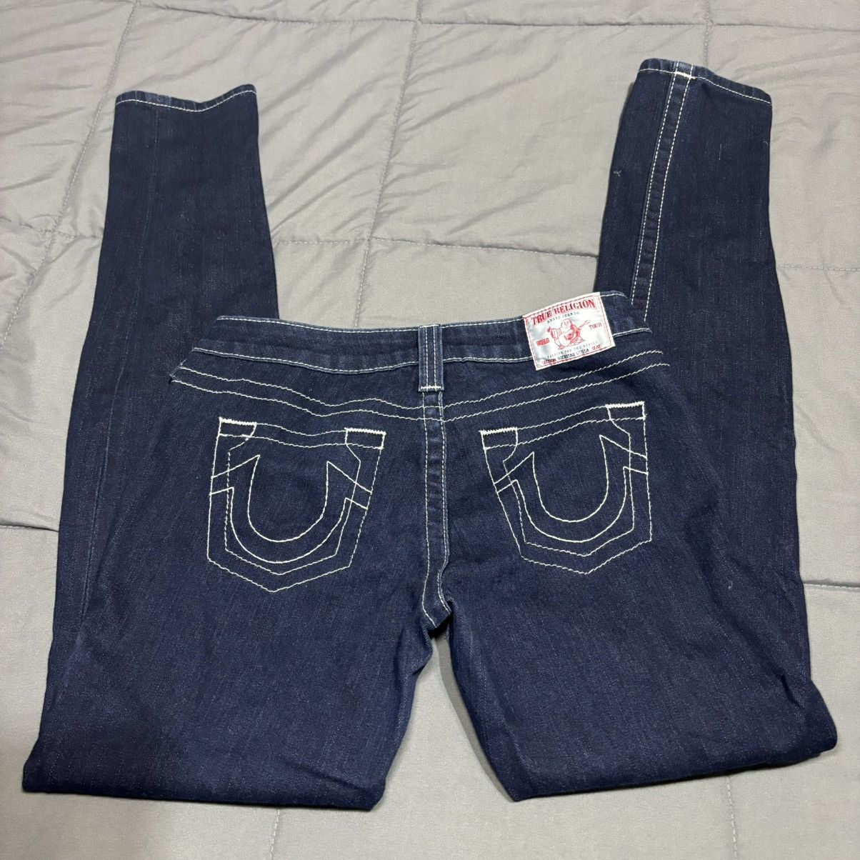 True Religion True Religion Size 27 Geno Relaxed Slim Jeans Blue denim Size 27" / US 4 / IT 40 - 5 Thumbnail